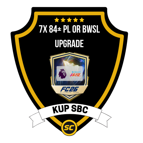 EA FC 26 SBC 7x 84+ PL or BWSL Upgrade - PS4, PS5, Xbox One, Xbox Series X, Xbox Series S